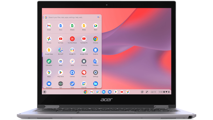 ChromeOS to system operacyjny, który przywodzi na myśl połączenie Windowsa i Androida. Źródło: Google. - Czym różni się Chromebook od laptopa? - wiadomość - 2024-04-19