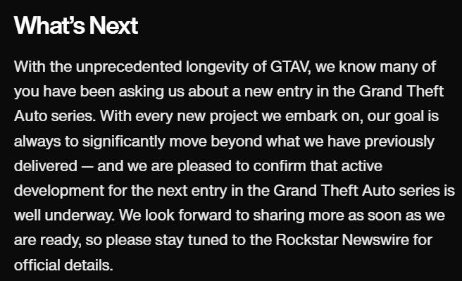 Rockstar Confirms Another GTA is Coming - picture #1