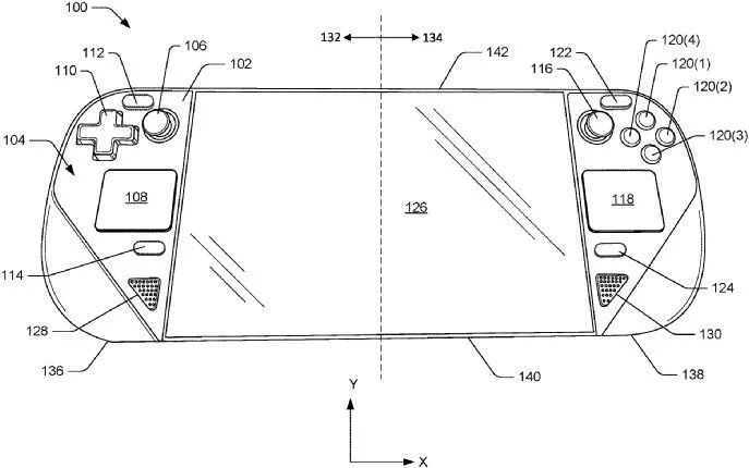Steam Deck Patent Description Details Touchpad Capabilities - picture #1