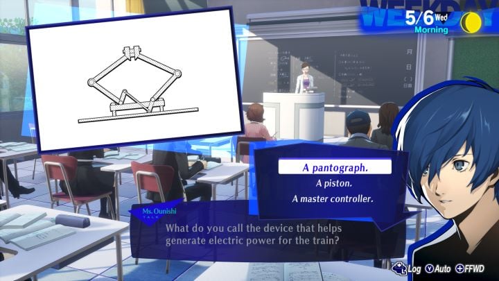 5/6 Question, Persona 3 Reload, developer: Atlus - Persona 3 Reload (P3R) - All Classroom and Test Answers - news - 2024-03-05