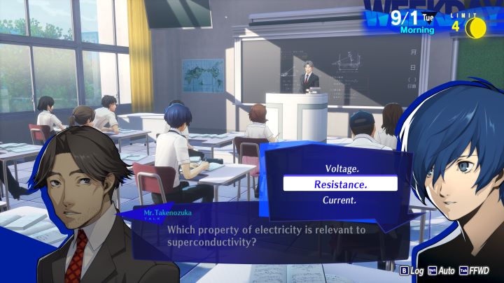 9/1 Question, Persona 3 Reload, developer: Atlus - Persona 3 Reload (P3R) - All Classroom and Test Answers - news - 2024-03-05