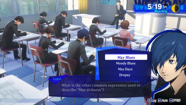 5/19 Test Question, Persona 3 Reload, developer: Atlus - Persona 3 Reload (P3R) - All Classroom and Test Answers - news - 2024-03-05