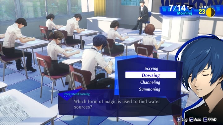7/14 Exam Question, Persona 3 Reload, developer: Atlus - Persona 3 Reload (P3R) - All Classroom and Test Answers - news - 2024-03-05