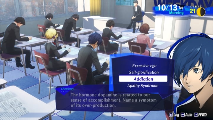 10/13 Exam Question, Persona 3 Reload, developer: Atlus - Persona 3 Reload (P3R) - All Classroom and Test Answers - news - 2024-03-05