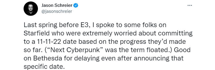 Starfield Delayed to Avoid Cyberpunk 2077s Fate - picture #1