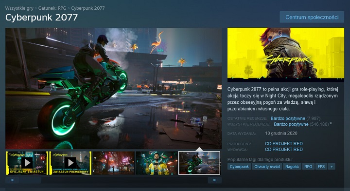 Cyberpunk 2077 Regained Player Trust; Reaches Important Milestone on Steam After 2.5 Years - picture #1