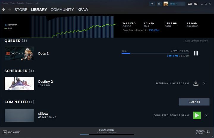 Steam Will Refresh Appearance of Downloads and Settings - picture #1