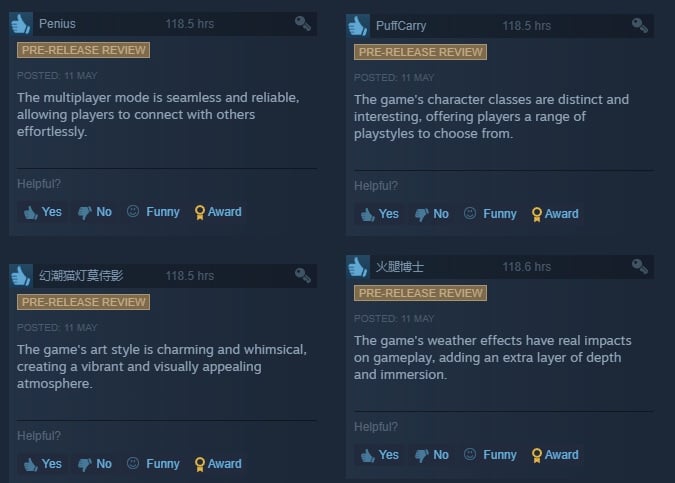 Free Hacknslash With Fake Reviews on Steam? They Sound Like Advertisements - picture #1