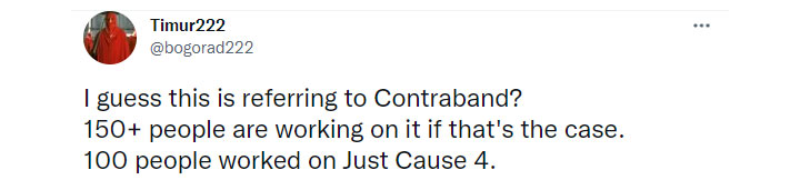 Contraband is Made by Many More People Than Just Cause 4 - picture #1