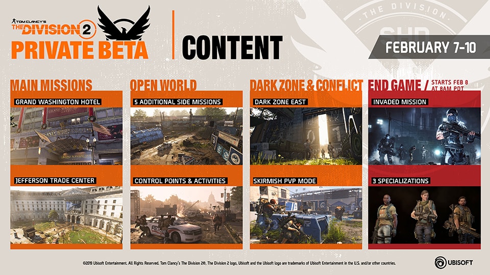 The Division 2 beta-test contents revealed - picture #2