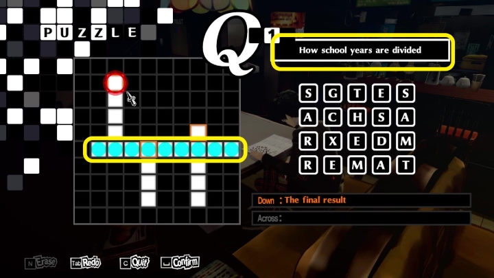 Persona 5 Royal PC - All crossword answers - picture #2