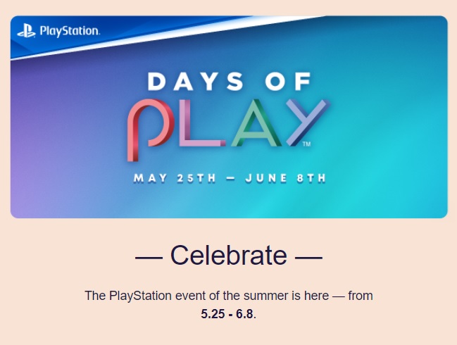 Days of Play 2022 sale starts May 25 – PlayStation.Blog
