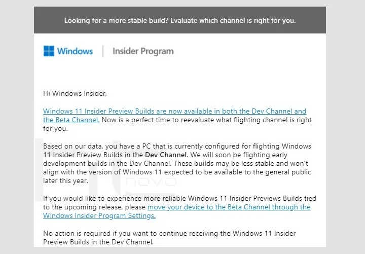 Windows 11 Insider Dev Versions to be More Unstable - picture #1