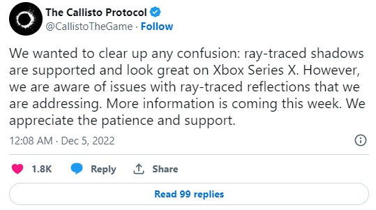 Callisto Protocol a Bit Closer to Perfection on Consoles [UPDATE: New Patch] - picture #2