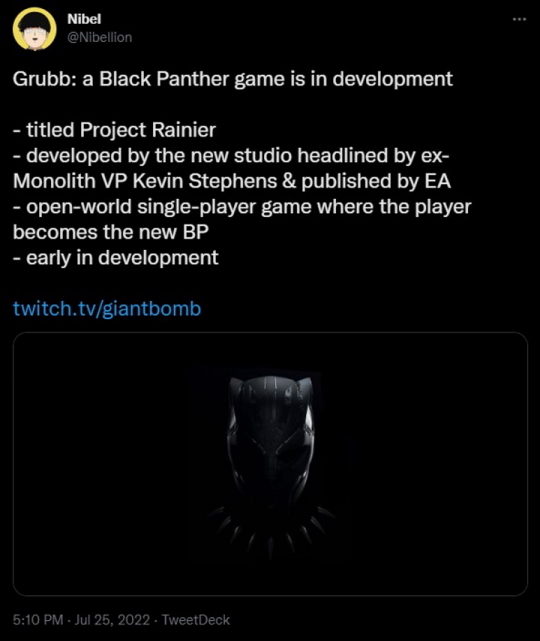 Black Panther Game May be in the Pipeline [UPDATE: Sandbox From EA] - picture #1