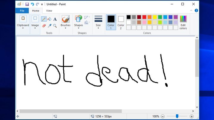 Paints Not Dead Yet. The App Will Remain in Windows 10 - picture #1