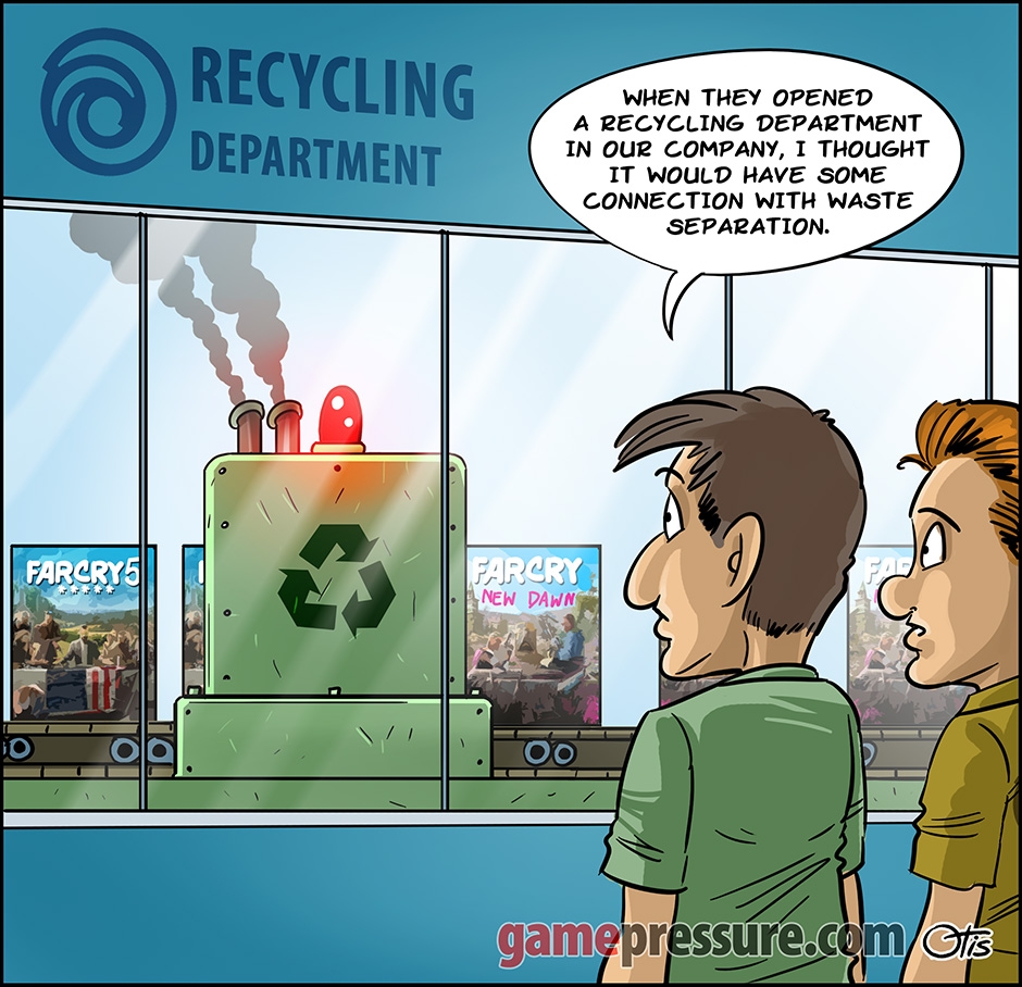 Recycling, comics Cartoon Games, #275. Taken a bit too seriously...