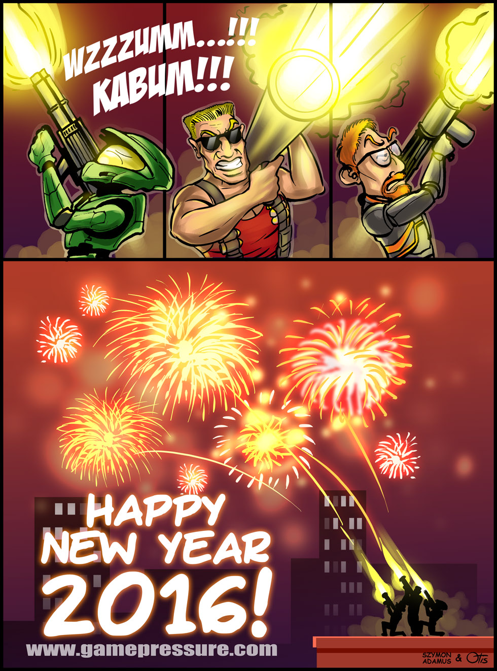 Happy New Year!, comics Cartoon Games, #14. It's 2016!