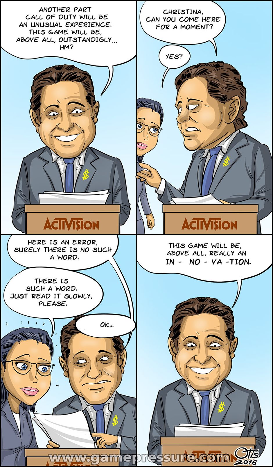 Call of Duty: Innovation, comics Cartoon Games, #170. It's a difficult word for Activision.