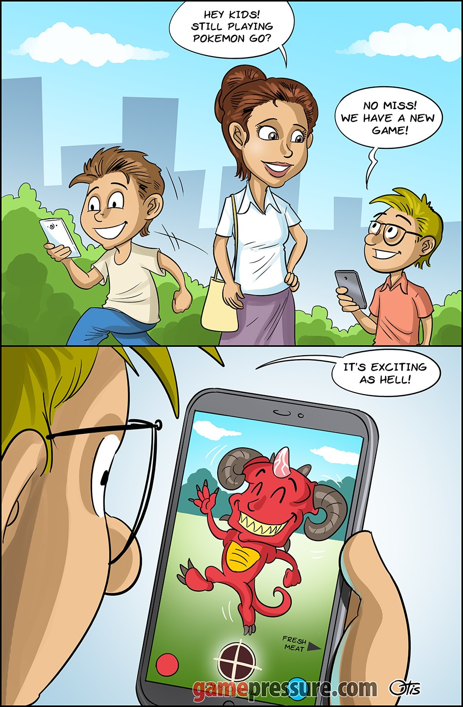 Mobile games change a lot but kids do not, comics Cartoon Games, #259.