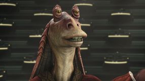 Star Wars - mroczny Jar Jar wygląda przerażająco