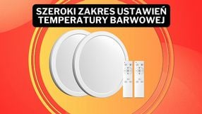 Amazon przecenia „piękne oświetlenie sufitowe”! Dwie lampy LED z pilotem i regulacją jasności 26% taniej