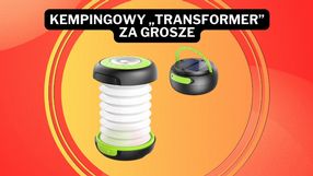 Nie widziałem jeszcze takiej lampki kempingowej. Amazon przecenił model, który ładuje się słońcem i działa jak powerbank