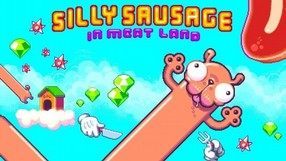 Silly Sausage in Meat Land - debiut zabawnej platformówki od Nitrome