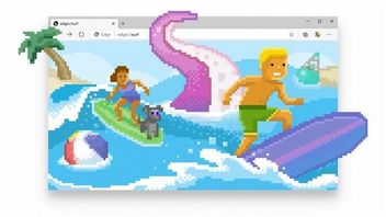 Konkurent T-Rexa - przeglądarka Edge dostała grę offline