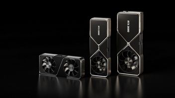 GeForce RTX 3090, 3080 i 3070 razem na zdjęciu, znamy wymiary