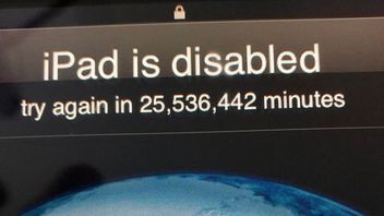 Dziecko zablokowało iPad ojca na 48 lat