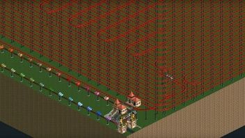 RollerCoaster Tycoon 2 - przejazd tą rekordową kolejką zająłby 45 lat