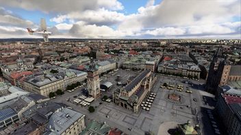 Poprawiony Kraków i siedziba GRYOnline w Microsoft Flight Simulator
