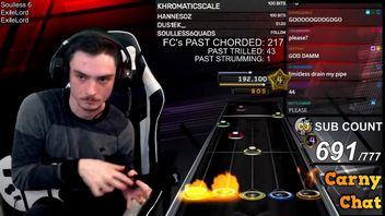 Guitar Hero - streamer zagrał na 100% utwór stworzony tak, żeby nie dało się go zagrać
