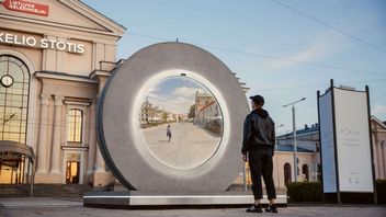 Powstał portal między Polską a Litwą; widok rodem z filmów SF