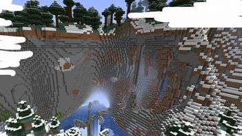 Spiczaste góry w Minecraft; jest snapshot 21w39a