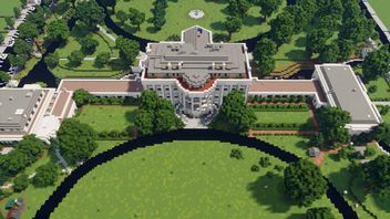 Biały Dom odtworzony w Minecrafcie wraz ze schronem przeciwatomowym