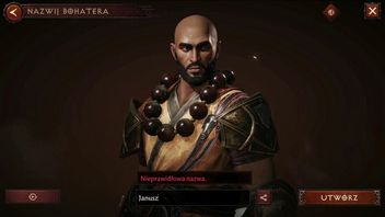 Januszem nie zagrasz w Diablo Immortal. Blizzard ciągle blokuje piękne polskie imię