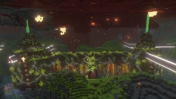 Gracz Minecrafta przemienił Nether w zieloną dolinę; to efekt 2 lat pracy