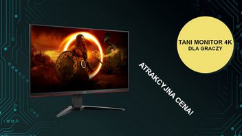 AOC U28G2AE-BK - tani monitor 4K dla graczy