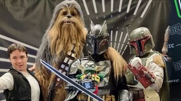 Batman i Robin w świecie Star Wars; bohaterowie odwiedzili odległą galaktykę