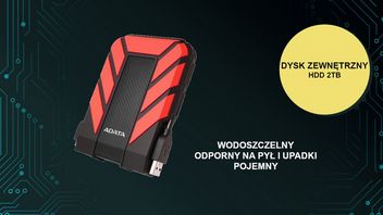 Ten zewnętrzny dysk możesz utopić w wodzie, a nawet przejechać po nim autem i nic mu nie będzie