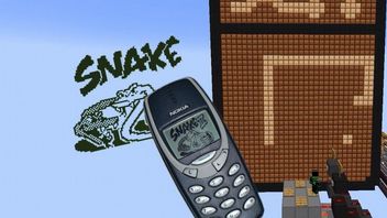 Wąż ze starej Nokii odtworzony w Minecrafcie jedynie z pomocą redstone’a