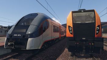 SimRail pozytywnie zaskoczył na Steam, gracze chwalą sobie polskie pociągi i długie trasy