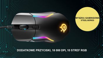 Ta myszka nadaje się do grania zarówno w MMORPG, jak i FPS