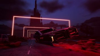 Polski ExeKiller na screenach z UE5, gra budzi skojarzenia z Falloutem i Blade Runnerem