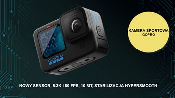 Kamera sportowa z najlepszą stabilizacją obrazu i blokadą horyzontu