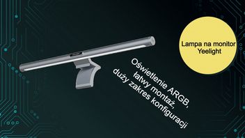 Lampa na monitor z gamingowym pazurem