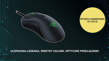 Tania myszka Razera z precyzyjnym sensorem i optycznymi przełącznikami