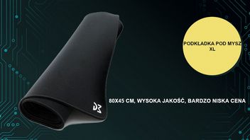 Niewiarygodnie tania, a przy tym duża i dobra jakościowo podkładka pod myszkę